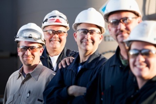 Group of workers in Safety Jobs